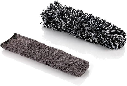 Detail Factory - Wheel Brush Kit with Interchangeable Microfiber Covers - Ultra-Soft Cleaning, Washing and Detailing Wheels, Tires, and Rims - Avalanche