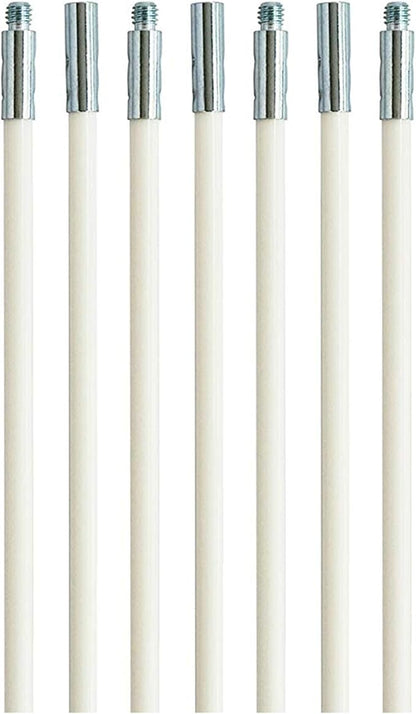 Dryer Vent Cleaner Kit: Dryer Vent Cleaning Rods as Accessories, Only Rods Not Including Brush Head,Extends To Your Require Size (10)