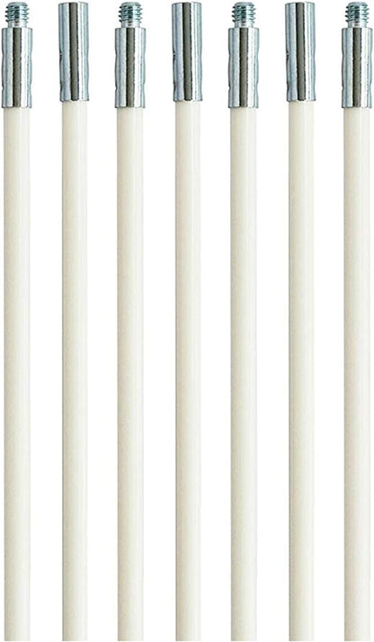 Dryer Vent Cleaner Kit: Dryer Vent Cleaning Rods as Accessories, Only Rods Not Including Brush Head,Extends To Your Require Size (14)