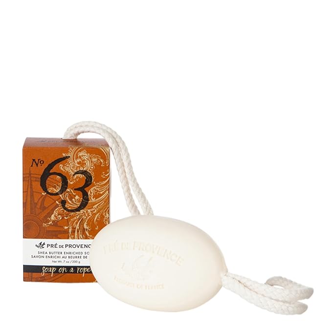 Pre de Provence No.63 Men's Collection, Soap on a Rope