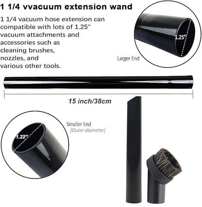 10 Pcs Vacuum Attachments & Brushes for Shark Navigator Lift-Away NV350 NV352 NV355 NV356E & Rotator NV500, Rocket HV301 HV322 HV371 Series Upright Vacuum, 1 1/4" (32mm) Vacuum Accessories Set