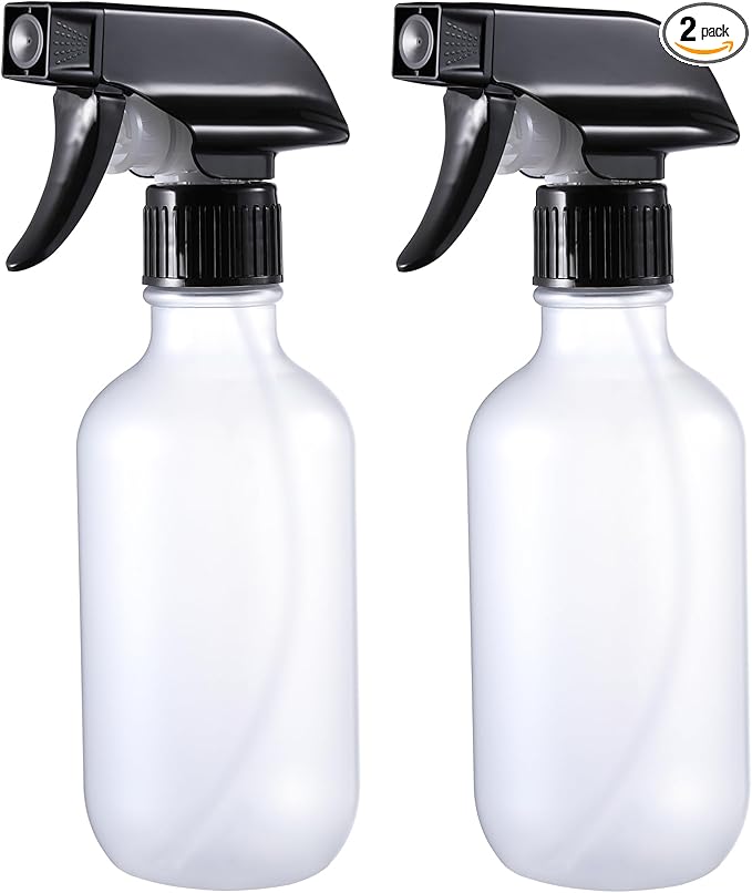 GearTrust Spray Bottles 10 oz BPA-free Matt Plastic Small Squirt Bottle, Fine Mist/Strong Stream Adjustable, Refillable Empty Mister Water Spray Bottles for Hair, Plant, Cleaning, Pet