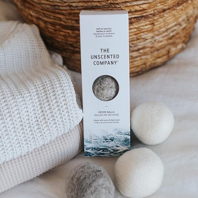 The Unscented Company Dryer Balls, 3 Balls, 115 g (4.05 oz)