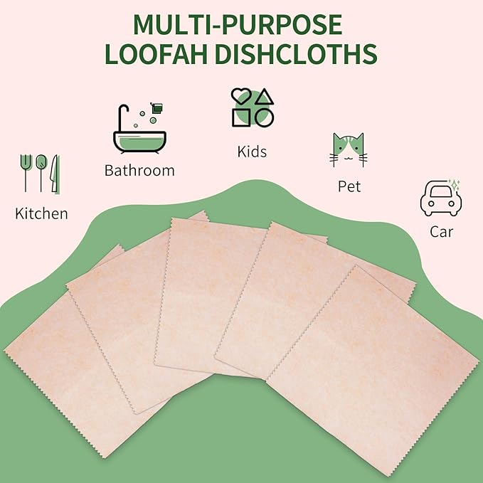 Swedish Dish Cloths, 10 Pack Upgraded Reusable Paper Towels Washable, Super Absorbent Swedish Dishcloths, Thickened Durable for All-Surface Kitchen, Bathroom Cleaning, 11"x11"
