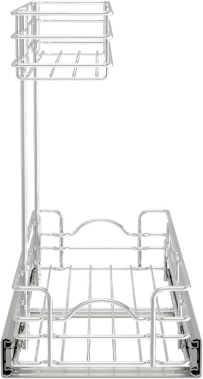 REV-A-SHELF Two-Tier Undersink Steel Wire Pullout Organizer