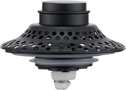 Universal Bathtub Drain Stopper with Removable Hair Catcher, 3-in-1 Pop-up Drain Plug Fits 1.38 to 2.1 Inch Holes, Upgrade Shower Drain Cover with Stainless Steel Filter