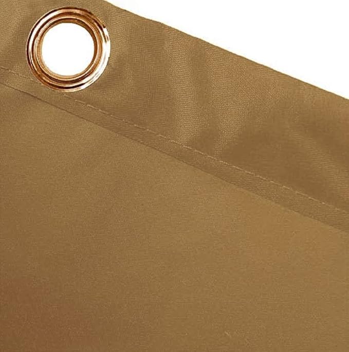 Replacement Janitorial Cart Bag, High Capacity Waterproof Thickened Housekeeping Commercial Janitorial Cleaning Cart Bag with 6 Brass Grommets - 25 Gallon (Brown)