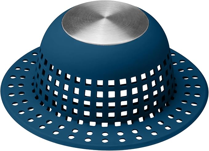 Aluvor Shower Drain Hair Catcher Bathtub Drain Cover Shower Protector for Pop-Up & Regular Drains