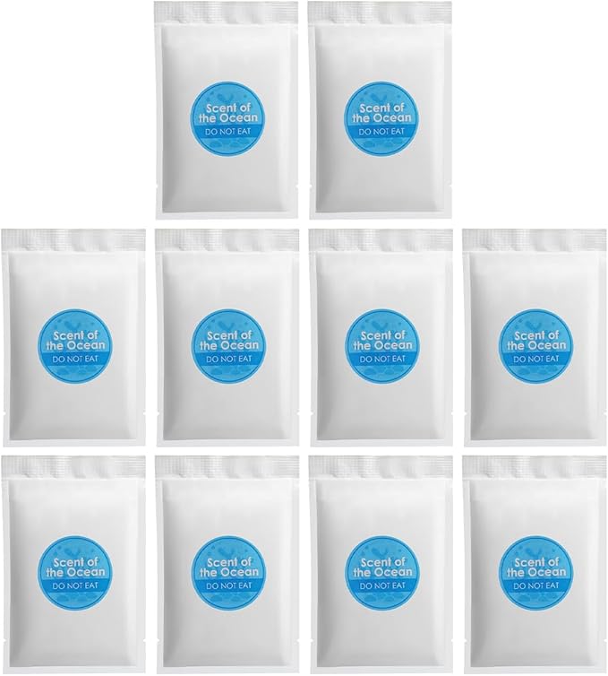 10 Pcs Aroma Tablets, Accessory of Teant Blue Pink Gray Upgrade and Cordless Mattress Vacuum, Scent of the Ocean