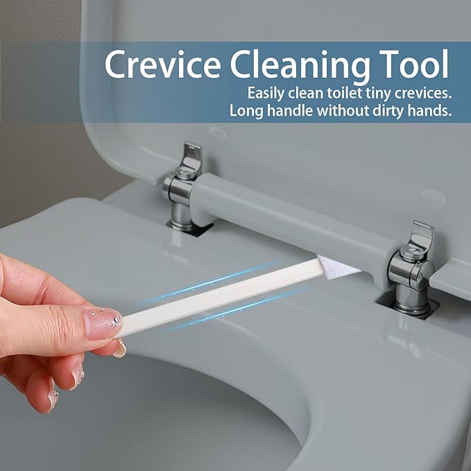 Disposable Crevice Cleaning Brush, 20 Pcs Deep Cleaning Crevice Hole Brush for Small Spaces, Household Detail Gaps Scrub Brushs Set for Toilet Bowl Corner Keyboard Window Groove Vent Fan Door Track