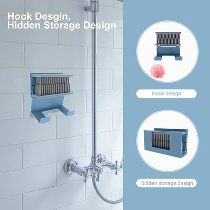 Hair Catcher, Reusable Shower Wall Hair Collector Hair Trap for Drain Protector, Silicone Hair Catcher for Bathroom Bathtub
