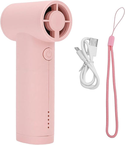 Naroote Compressed Air Duster, 40000RPM Cordless Air Blower, Mini Blower with 5 Speeds Adjustable Power & Type C Rechargeable 5000mAh, Ideal for Cleaning Keyboards, Computers & Cars (Pink)