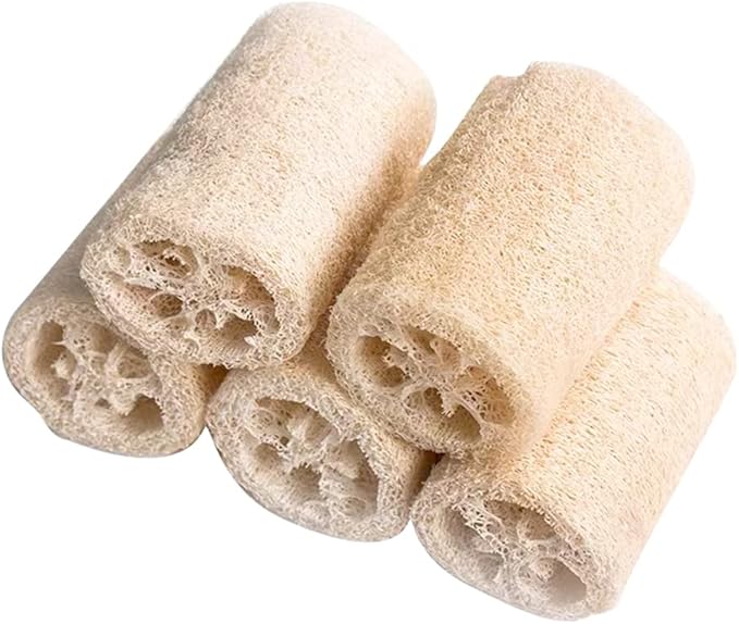 Natural Organic Loofah Sponge, Bath Body Scrubbers Loofa for Men and Women, Exfoliating Body Back Scrubber,Shower Loofah，wash Dishes, wash Cups