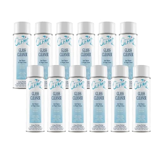 Claire CL050-12pk Gleme Glass Cleaner; 19 Oz. Net Wt,12 Count