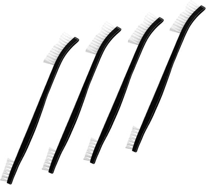 4 Pcs Small Cleaning Brushes Double-Ended Detail Cleaning Brush Nylon Brushes for Cleaning Jewelry Cleaning Brush (4)
