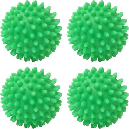 Dryer Balls 4 Pack - Non-Toxic Reusable Dryer Balls (Green)