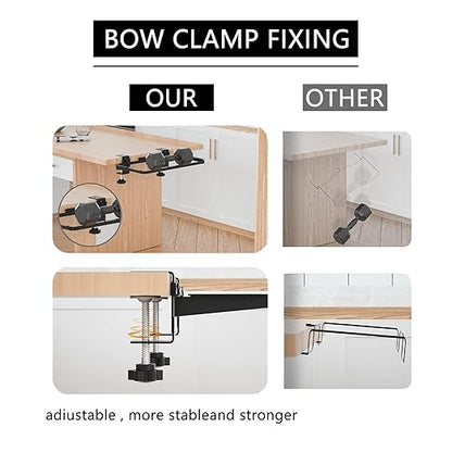 mumisuto Trash Bag Holder, Over The Cabinet Trash Bag Holder for Kitchen, Stainless Steel Under Sink Bag Holder, Garbage Bag Holder for Kitchen, Cabinet, Camping, Picnics (Without Garbage Bag)