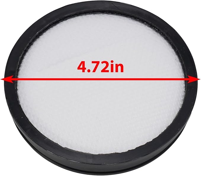 for HarT Replacement HEPA Filter for HART 20V Cordless-Stick Vacuum HPSV01, Captures Dust, Dander, and Particles 0.3µm and Above(4 Pack)