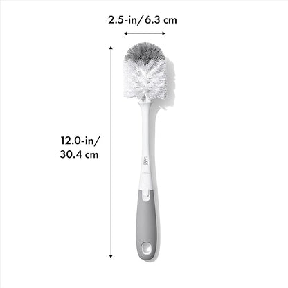 OXO Tot Bottle Brush with Nipple Cleaner, Gray