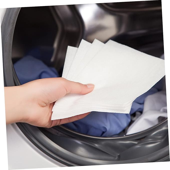 SOLUSTRE 48 pcs Color Catcher Anti Cloth dye Laundry Color Catcher laundry tablets Color Grabber Reusable washing
