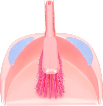 Zerodeko 1set Dustpan and Whisk Broom Set Compact Cleaning Brush and Dustpan for Household Use for Desktop and Pet Hair Cleanup Convenient Storage