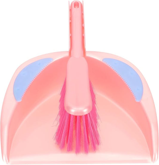 Zerodeko 1set Dustpan and Whisk Broom Set Compact Cleaning Brush and Dustpan for Household Use for Desktop and Pet Hair Cleanup Convenient Storage