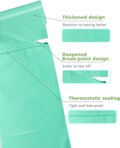 Compostable Trash Bags 1.2 Gallon 150 Packs,AYOTEE Compost Bags,Small Biodegradable Trash Bags Green Are Suitable For 1-2 Gallon And 4-8 Liter Small Trash bags can liner