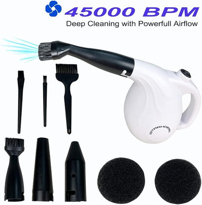 3.0 Durable ABS Electric High Compressed Air Duster, Computer Cleaner Blower, Keyboard Cleaner, Electronic Devices,and Laptop Cleaner Replaces Compressed Air Cans for Cleanning Hair,Crumbs,Scraps