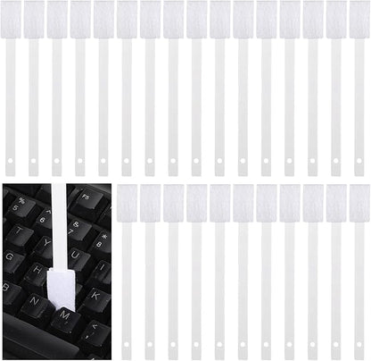 40Pcs Disposable Crevice Brush, Disposable Window Track Cleaning Brush, Crevices Hole Cleaning Tool for Keyboards, Table, Corner, Small Spaces
