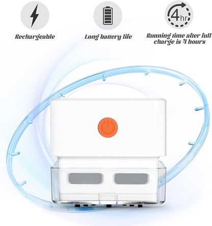 GOODELI Tabletop Vacuum，Desktop Vacuum Cleaner，Desk Vacuum Cleaner Mini，Type C Charging，Simple Cleaning，Low Noise，Sketching Art，Dander Cleaning