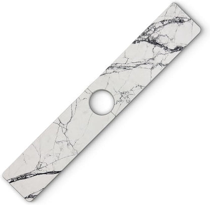 Faucet Splash Guard for Kitchen Sink – Super Absorbent Diatomite Stone Mat, Quick-Drying, Prevents Moisture Buildup, Durable Counter Protector for Kitchen or Bathroom