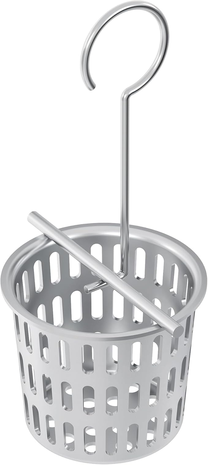 Neodrain Shower Drain Hair Catcher – Stainless Steel Hair & Debris Strainer with Lifting Hook, Hair Trap Filter Basket for Bathroom Drains, Reusable Hair Strainer for Clog-Free Drains