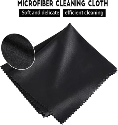 Glasses Cleaning Cloths(12 pcs),Premium Eyeglass Cleaner Cloth, Lens Wipes Cloth for Cleaning Eyeglasses, Cell Phones, Screens, Lenses, Electronics and All Delicate Surface