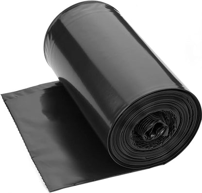 WAIKAS 4 Gallon Trash Bag, Pack of 100, Multipurpose Small Garbage Bags for Home, Office, Yard - 43x50cm,3.37g/pcs, Unscented, Black