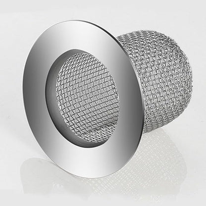 Shower Drain Hair Catcher, Shower Drain Basket, Easy to Clean Stainless Steel Mesh Hair Trap, Reusable Anti-Clog Drain Strainer Filter for Bathroom Sink, Shower & Tub, Fits 2-Inch Inner Diameter Holes