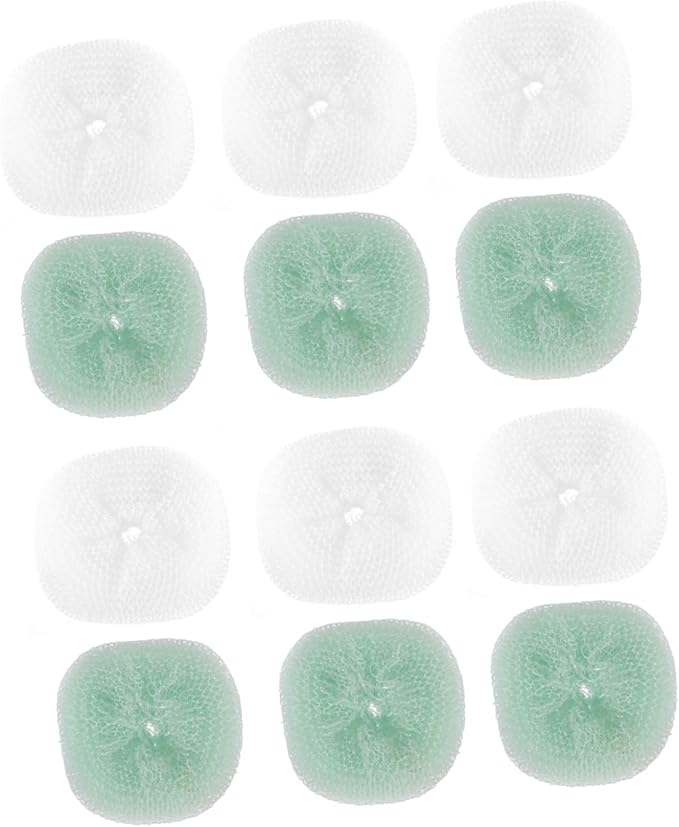 12pcs Multi-Functional Kitchen Cleaning for Dishware and Cookware Household Scouring for Pots and Bowls Random Colors Essential Cleaning Tools