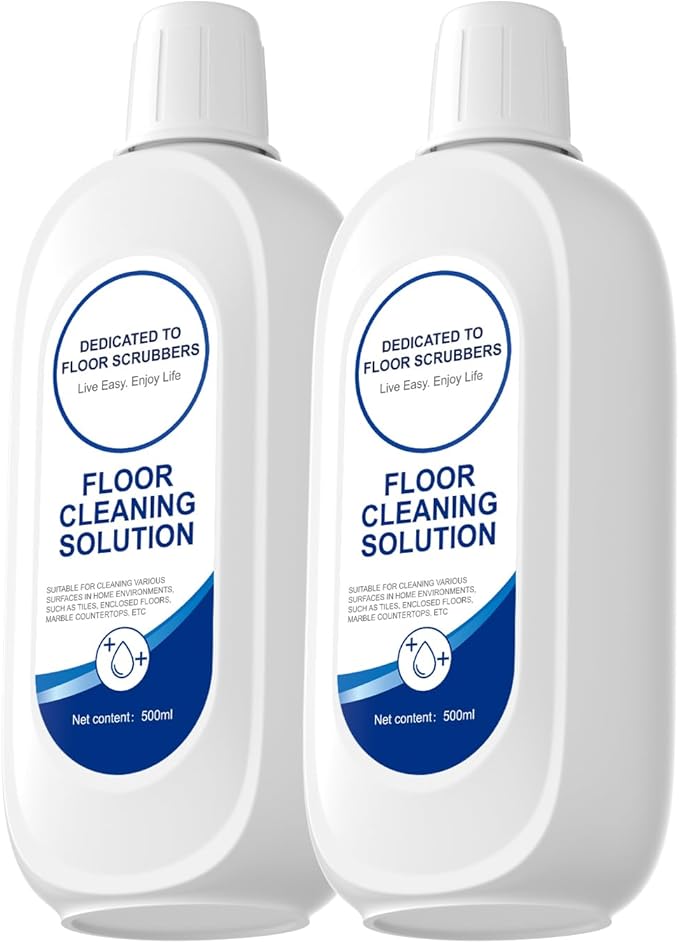 Nukisa Floor Cleaning Solution Compatible With Tineco, Deep Cleans for Multiple Hard Floors, Suitable With All Robot Vacuums with Mopping and Cordless Wet/Dry Vacuum Mop, For Cleaner Solution Refill
