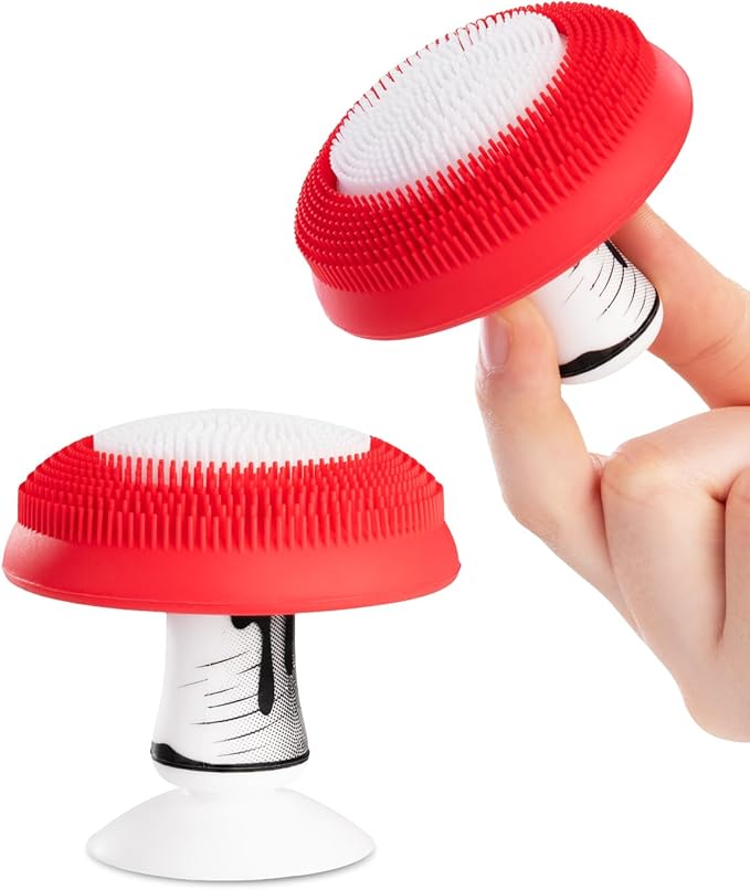 Fungus Among Us – Mushroom Silicone Scrubber | Heat-Resistant Kitchen Sponge for Dishes & Pans