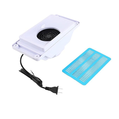 6W Nail Dust Collector, Quiet Desk Vacuum Cleaner, Dust Collector with Fan for Nails (US Plug 110V)