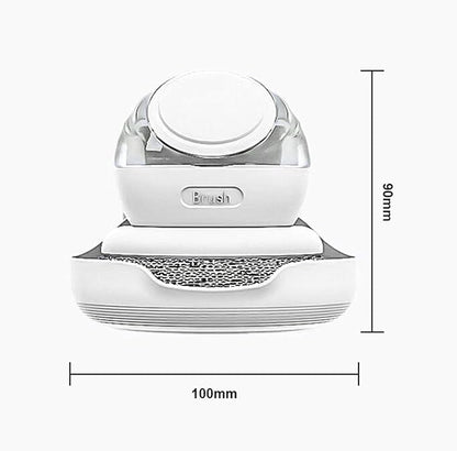 Fenteer Soap Dispenser Brush Set for Kitchen and Cleaning, White, 2 Pcs