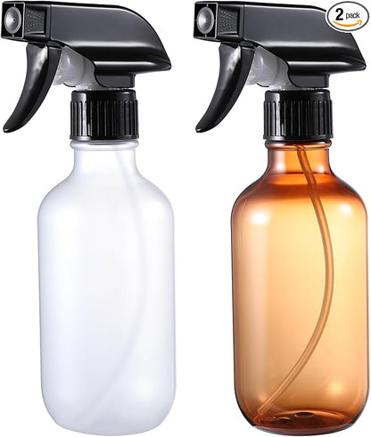 GearTrust Spray Bottles 10 oz BPA-free Matt Plastic Small Squirt Bottle, Fine Mist/Strong Stream Adjustable, Refillable Empty Mister Water Spray Bottles for Hair, Plant, Cleaning, Pet