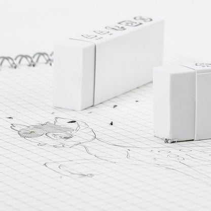 Amazon Basics Block White Eraser, 10 Count (Pack of 1)
