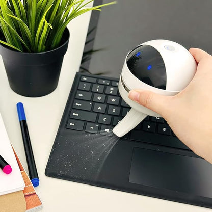 allydrew Mini Portable USB Desktop Vacuum, Robot