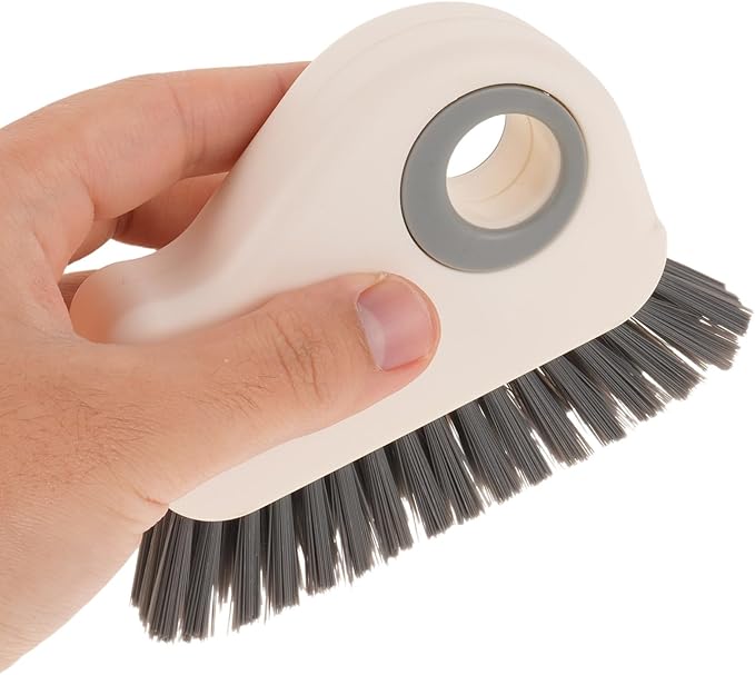 2PCS Window Groove Cleaner Brush - Window Sill Track Cleaning Tool for Sliding Door Tracks and Glass Door Grooves - Home Bathroom Kitchen Use