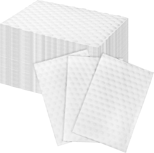 JIEYAO Magic Cleaning Sponge Eraser Sheet, 50 Pcs White Convex Point Melamine Sponge, Thin Nano Cleaner Pads Eraser Wipes Disposable Sponges Cleaner for Furniture Kitchenware Hard-to-Reach Places Shoe