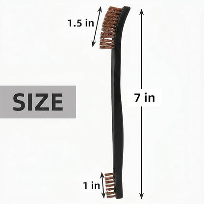 20 Pack Miaozhun Double-Ended Gun Cleaning Brush, 7 Inch Phosphor Bronze Bristle Brushes, Gun Cleaning Supplies Kit, All Purpose Crevice and Detail Cleaning Brushes