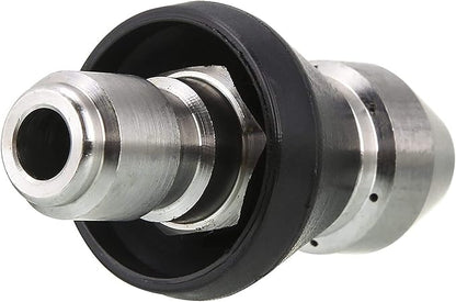 MIZORLIE Pressure Washer Sewer Jetter Nozzle with Stainless Steel, Durable Design Sewer Jet Nozzle,Pressure Drain Jetter Hose Nozzle,3/8'' Quickly Connector, 5000 PSI Orifice 6.5