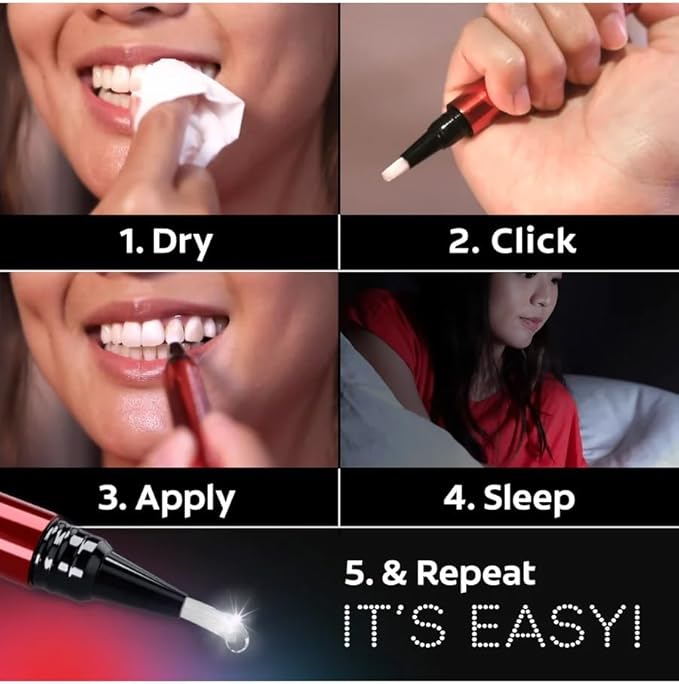 Colgate Visible White Teeth Whitening Pen, Teeth Stain Remover to Whiten Teeth Leave On Teeth Whitening Treatment with Active Oxygen Technology, Whitens Teeth in 14 Days 13g/0.5oz