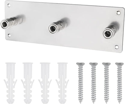 Foam Cannon Holder Pressure Washer Wall Mount Bracket Pressure Washer Nozzle Tips and Extension Wands Storage Organizer Car Wash Accessories Stainless Steel Tool Rack