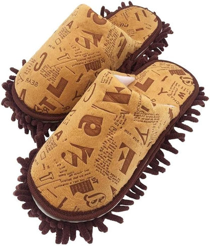 Selric Super Chenille Microfiber Washable Mop Slippers Shoes, Detachable Mopping Shoes, Floor Dust Dirt Hair Cleaner, Multi-sizes Multi-Colors Available